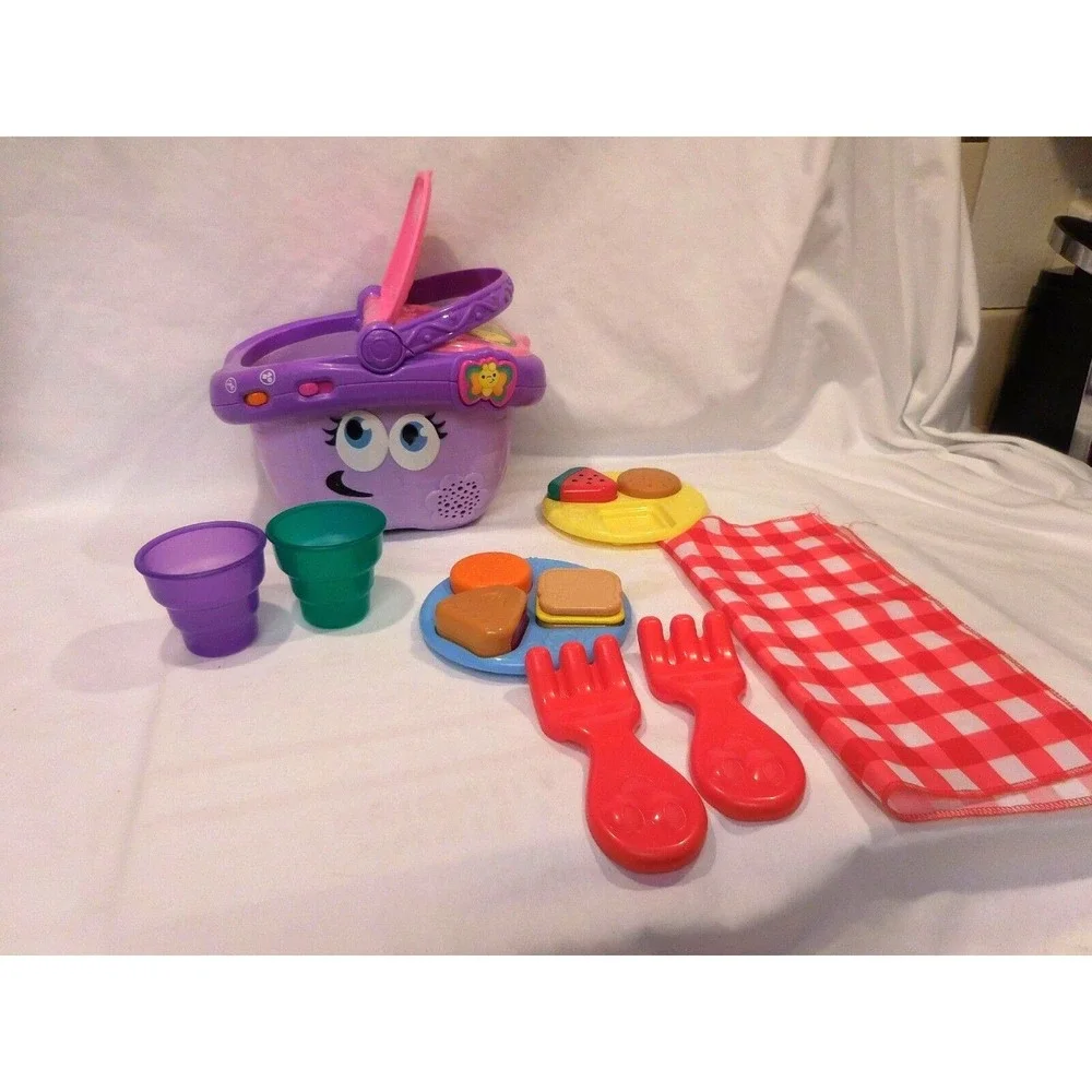 LeapFrog Shapes And Sharing Picnic Basket Toddler Toy Learning System